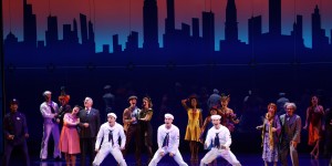 The glorious projections and cast of ON THE TOWN
